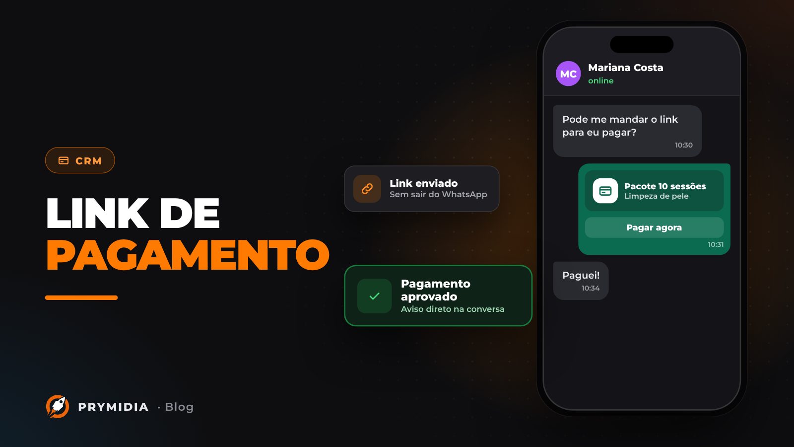 Ilustração do artigo: Link de pagamento no WhatsApp: venda sem a cliente sair da conversa