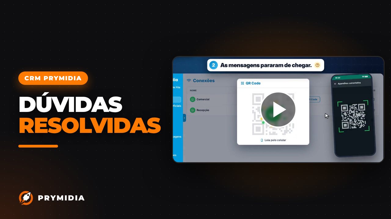 Vídeo: Dúvidas frequentes no CRM Prymidia